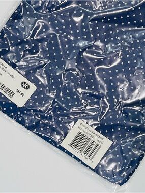 Wyoming Traders Navy Polka Dot Scarf Wild Rag NWT